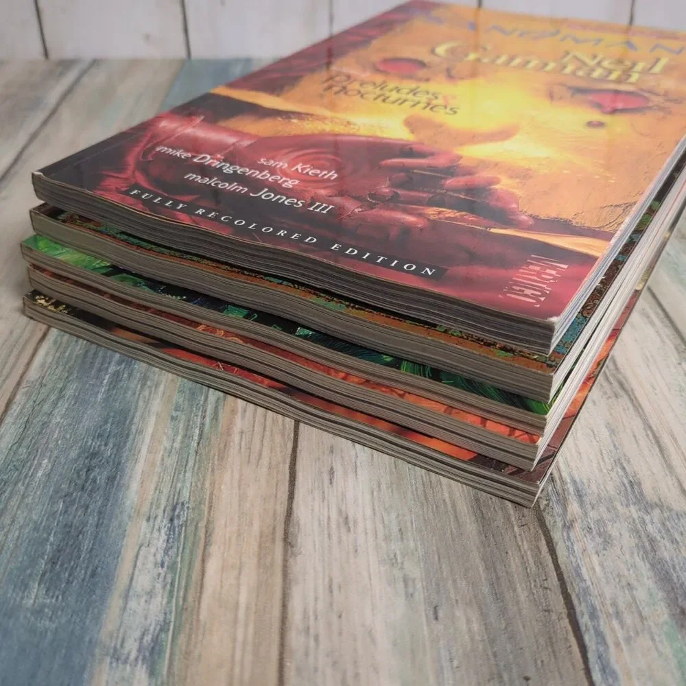 The Sandman Vol 1-5 Neil Gaiman Vertigo TPB Graphic Novel Lot
